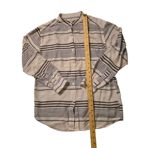 Rails Women's S Button Down Shirt Quincy Engineered Stripe Purple Work Wear - Picture 4 of 7